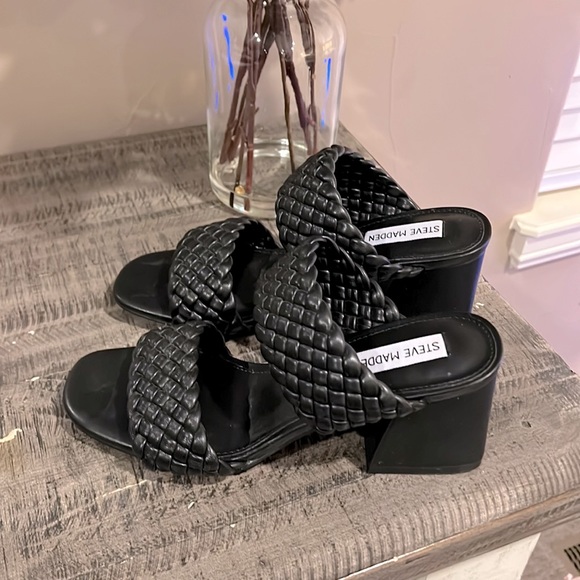 Steve Madden | Shoes | Steve Madden Daphnee Block Heel Sandals Shoes Size 8  | Poshmark